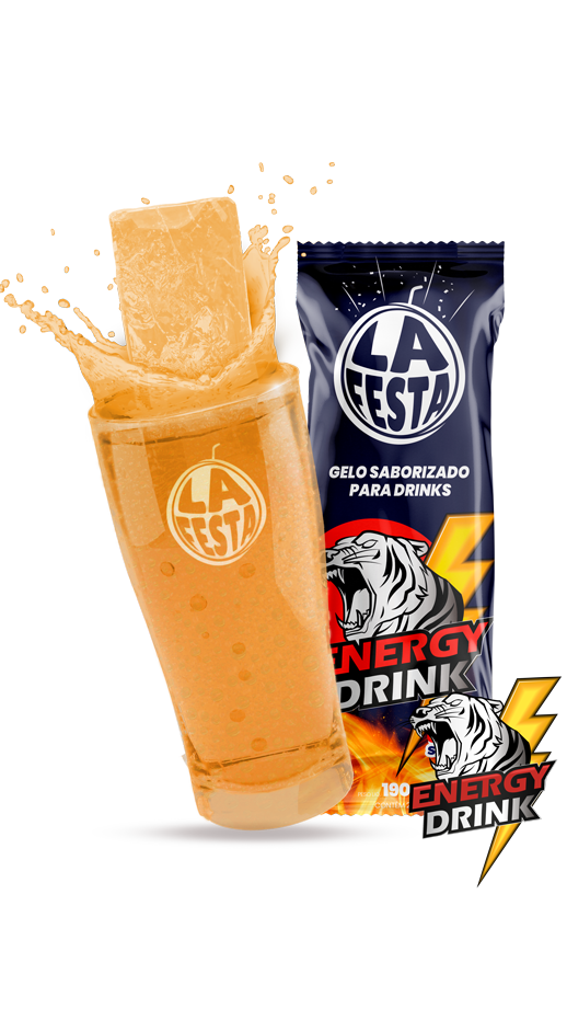 Gelo Saborizado Energético